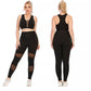 Plus Sheer Two-Piece Leggings Set